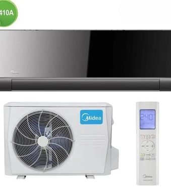 Climatiseur-Split-Mural-Midea-9000-btu-Black-Mirror